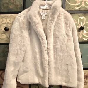 Faux fur coat